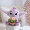 Hamburg Stitch Creative 4-inch plush pendant, claw machine doll, key pendant, car schoolbag hanging decoration, gift, cartoon transformation keychain, dress-up doll pendant, plush toy, cute wholesale Item Picture
